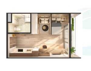 căn hộ studio ecorivers